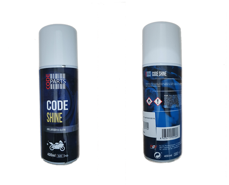 ACEITE CODE SHINE ABRILLANTADOR PLASTICOS 520 ML